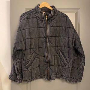 Free People black dolman jacket -M